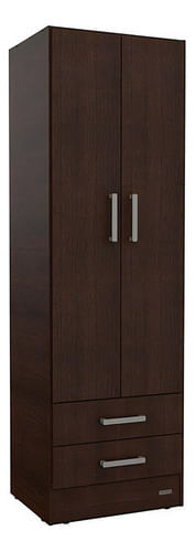 Placard-Ropero-Mosconi-Dakar-Melamina-2-Puertas-2-Cajones-Color-Wengue