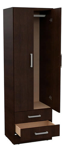 Placard-Ropero-Mosconi-Dakar-Melamina-2-Puertas-2-Cajones-Color-Wengue