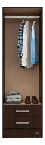 Placard-Ropero-Mosconi-Dakar-Melamina-2-Puertas-2-Cajones-Color-Wengue