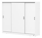 Placard-Ropero-220-Melamina-3-Puertas-Corredizas-4-Cajones-Blanco