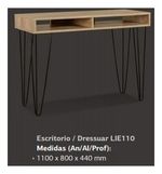 Escritorio-Linea-Industrial-Atakama-110x80x44cm-Melamina-18---Envio-Sin-Cargo-Capital-Federal-Atakama