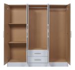 Placard-Ropero-180-6ptas---2caj-Dormitorio-Melamina-Blanco