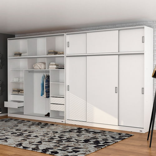 Baulera-De-Placard-220-Mts-Melamina-3-Puertas-Corredizas-Blanco