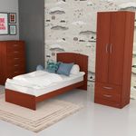 Placard-57-Cm-Ropero-2-Ptas-De-Abrir-2-Caj-Simil-Laqueado-Caoba