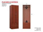 Placard-57-Cm-Ropero-2-Ptas-De-Abrir-2-Caj-Simil-Laqueado-Caoba
