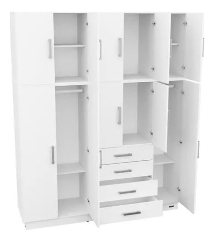 Placard-Dakar-Plus-10-Puertas-4-Cajones-174x214x46-Mosconi-Color-Blanco