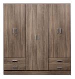 Placard-Tana-Plus-6ptas-4caj-Melamina-Dormitorio----Color-Moccha