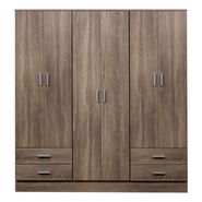 Placard Tana Plus 6ptas 4caj Melamina Dormitorio+++ Color Moccha
