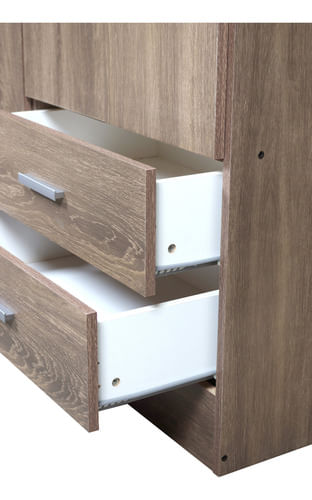 Placard-Tana-Plus-6ptas-4caj-Melamina-Dormitorio----Color-Moccha