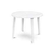 Mesa art. 40050 redonda 0,90 blanca norma home