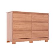 Comoda Henn D737-198 Ravenna Jequitiba 6cajones
