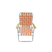 Sillón Plegable Avelino 10002 Naranja y Blanco