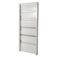 Puerta BLANCA 7010 DERECHA Ciega 3 Cerraduras Sin Herrajes - Puerta Exterior De Seguridad 3 Cerrojos