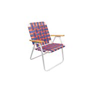 Sillón Descansar Acero 10002 Naranja y Azul