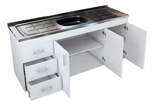 Bajo-Mesada-160-Mt-Estantes-Cajones-Sin-Bacha-Color-Blanco