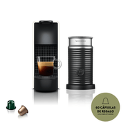 Cafetera Nespresso A3kc30 Essenza Mini Blanca Con Aeroccino