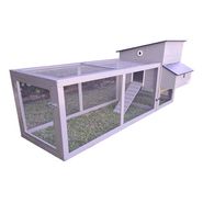 Casa para conejos con corral jaula Jardin Grande