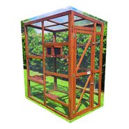 Gimnasio Juegos Exterior Catio Patio Seguro Para Gatos Gard