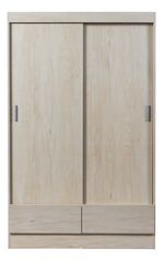 Placard-Ropero-Armario-Guardado-113cm-Tana-Eco-2ptas-Corred-Fresno-blanco