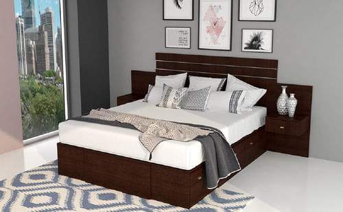 Mesa-De-Luz-Flotante-Mosconi-Benethon-90-X-45-X-41-Cm-Dormitorio-Color-Wengue