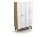 Ropero-Nordico-Escandinavo-Placard-Laqueado--------Blanco-Con-Roble-Miel