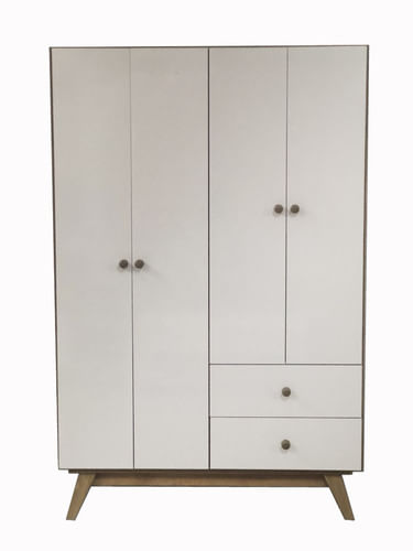 Ropero-Nordico-Escandinavo-Placard-Laqueado--------Blanco-Con-Roble-Miel