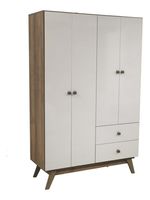Ropero-Nordico-Escandinavo-Placard-Laqueado--------Blanco-Con-Roble-Miel