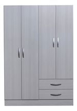 Placard-Ropero-12m-Armario-Dormitorio-4ptas-2caj-Melamina-Blanco-alpino