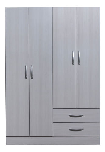 Placard-Ropero-12m-Armario-Dormitorio-4ptas-2caj-Melamina-Blanco-alpino