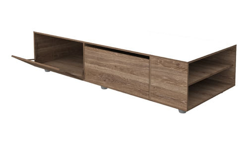 Cama-Box-Base-P--Sommier-De-1-Plaza-Con-2-Puertas-Y-Estantes-Roble-Davos-Marron-Trufa