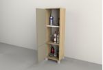 Biblioteca-Modular-Nordico-Apoyo-Oficina-Cocina-Living-Promo---Envio-Sin-Cargo-Capital-Federal-Olmo-Gris