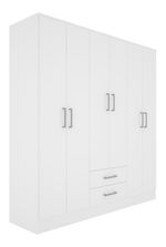 Placard-Ropero-Orlandi-181-Melamina---Envio-Sin-Cargo-Capital-Federal-Blanco