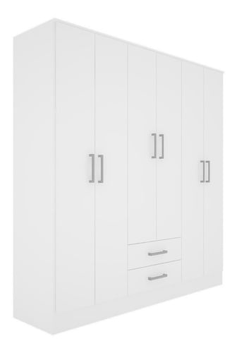 Placard-Ropero-Orlandi-181-Melamina---Envio-Sin-Cargo-Capital-Federal-Blanco