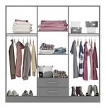 Placard-Ropero-Orlandi-181-Melamina---Envio-Sin-Cargo-Capital-Federal-Blanco