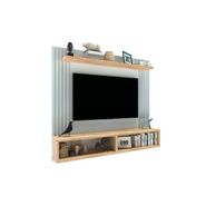 Panel Varillado TV 43” Delos DRO01 1,40M Roble Nebraska Blanco