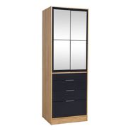 Placard Ropero Vestidor Moderno 70cm 2ptas 4caj C/espejos ++
