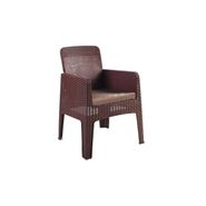 Sillon Milo Ratan c/Almohada Norma Home Capuchino