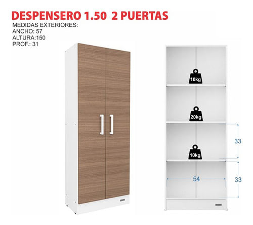 Mueble-Despensero-150-M-Organizador-Multifuncion-2-Puertas-Blanco
