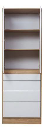 Placard-Ropero-Vestidor-Moderno-070m-2ptas-4caj-C-espejos-HICKORY-CON-BLANCO
