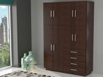 Placard-Ropero-8-Puertas-4-Cajones-Baulera-Mosconi-Wengue-Color-Wengue---56603