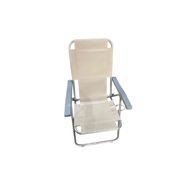 Sillón Plegable Hilgert 0220 Aluminio 7/8 5 Pos tiza
