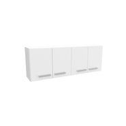 Alacena Mosconi 4 Ptas AL140EX 140x50 CM Blanco