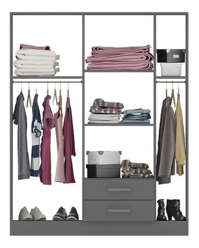 Placard-Ropero-Orlandi-151-Melamina---Envio-Sin-Cargo-Capital-Federal--Wengue
