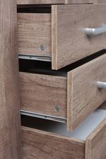 Placard-Ropero-Dormitorio-Melamina-4ptas-4caj-Organizador-Nebraska-Gris