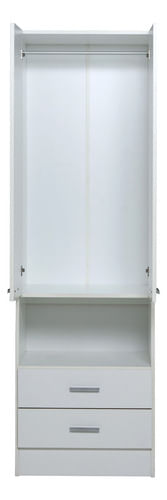 Placard-Ropero-Dormitorio-2ptas-2caj-Linea-Bianca-Blanco