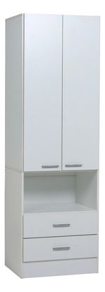 Placard-Ropero-Dormitorio-2ptas-2caj-Linea-Bianca-Blanco