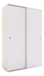 Placard-Ropero-120-Mts-Melamina-2-Puertas-Corredizas-2-Caj-Blanco