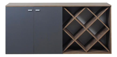 Rack-Mesa-Para-Tv-Bahiut-Comoda-Bar-2-Puertas---Bodeguero--Color-Nebrasca-Gris--Gris-Sombra
