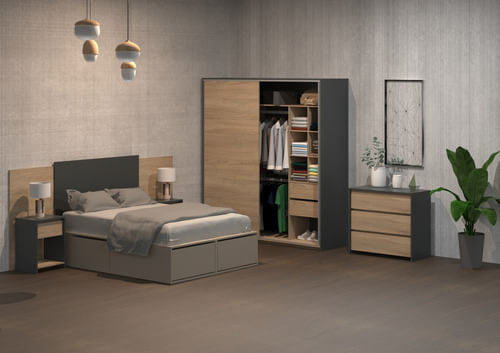 Comoda-Chifonier-Cajonera-Dormitorio-3caj-Moderno-Melamina-Color-Grigio-bardolino