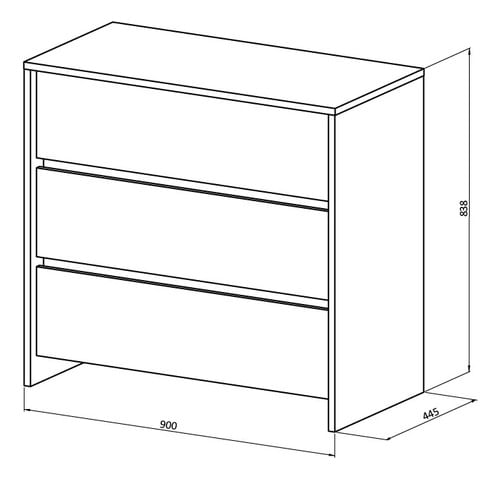 Comoda-Chifonier-Cajonera-Dormitorio-3caj-Moderno-Melamina-Color-Grigio-bardolino